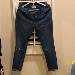 Free People cropped jeans